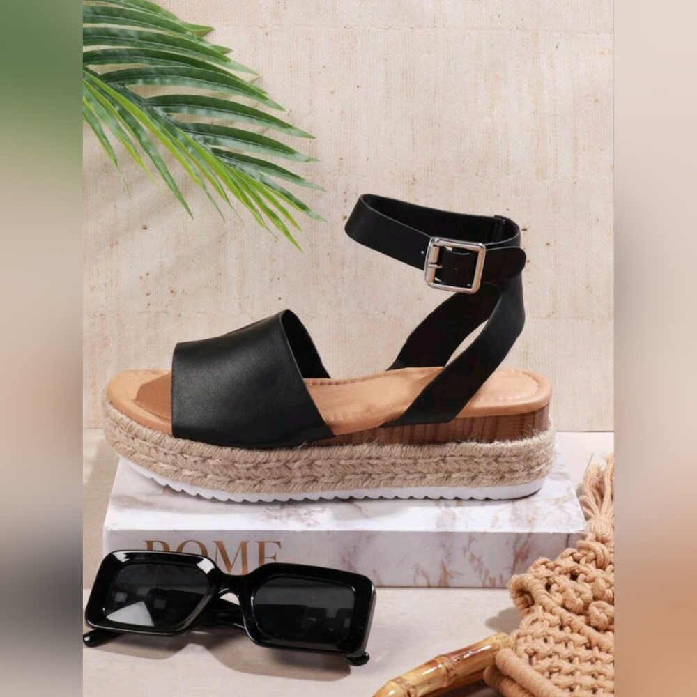 NEW Black Espadrilles - Picture 5 of 12
